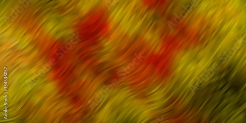 Wallpaper Mural Light Pink, Yellow vector pattern with curved lines. Gradient illustration in simple style with bows. Design for your business promotion. Torontodigital.ca