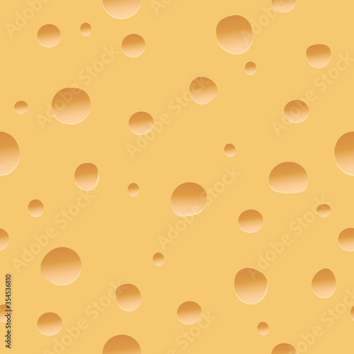 Seamless cheese pattern. Vector illustration