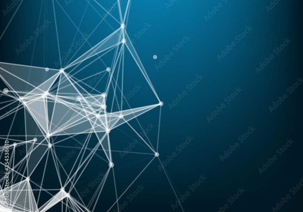 Abstract technology background. Science background. Big data. Background vector. Plexus effect. Network connection structure. Vector illustration. Abstract technology background. Science background. Big data. Background vector. Plexus effect. Network connection structure. Vector illustration.