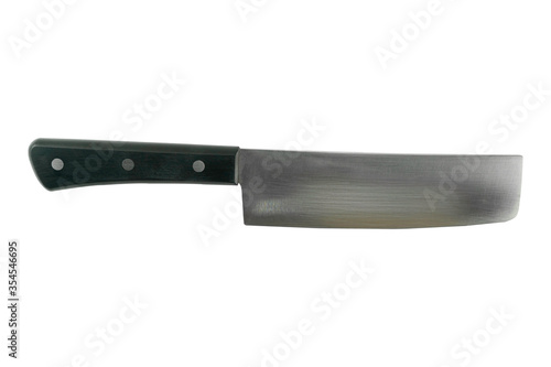 Kitchen knife isolated on white background with Clipping path