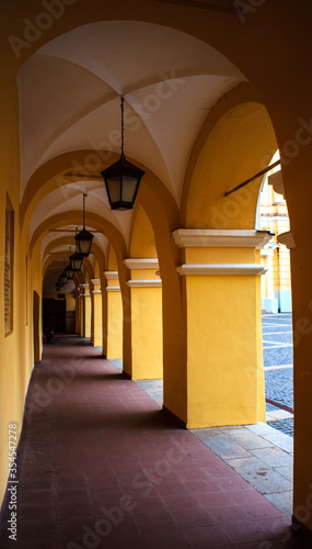 Arches in the city of Vilnius