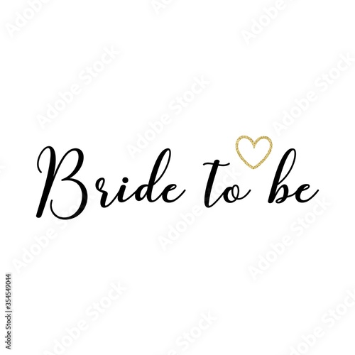 Bachelorette party, hen party or bridal shower handwritten calligraphy card, banner or poster graphic design lettering vector element. 