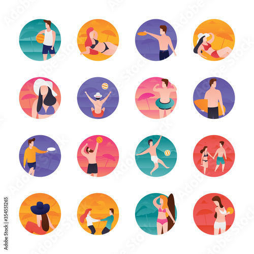 
Beach Fun Icons 
