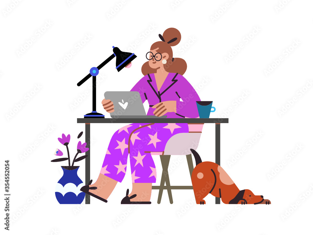women working fromhome