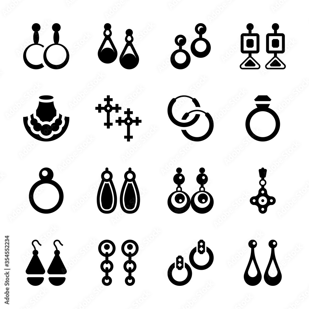 Fashion Jewellery Glyph Icons
Fashion Jewellery Glyph Icons