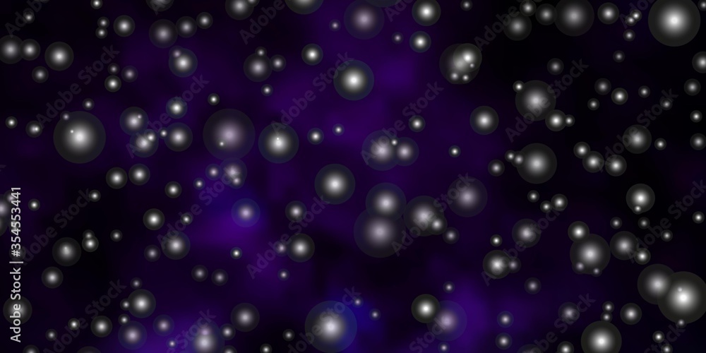 Dark Purple vector pattern with abstract stars. Decorative illustration with stars on abstract template. Best design for your ad, poster, banner. Dark Purple vector pattern with abstract stars. Decorative illustration with stars on abstract template. Best design for your ad, poster, banner.