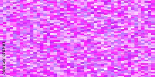 Light Purple, Pink vector template in rectangles. Abstract gradient illustration with colorful rectangles. Pattern for business booklets, leaflets