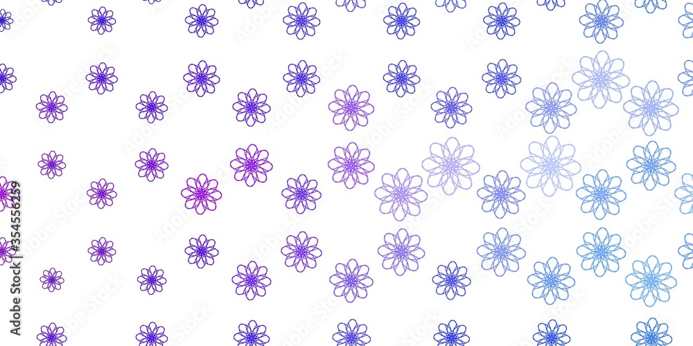 Light Blue, Red vector background with bent lines. Light Blue, Red vector background with bent lines.