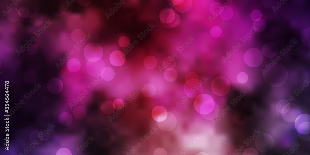 Dark Pink, Blue vector background with spots. Modern abstract illustration with colorful circle shapes. Design for posters, banners. Dark Pink, Blue vector background with spots. Modern abstract illustration with colorful circle shapes. Design for posters, banners.
