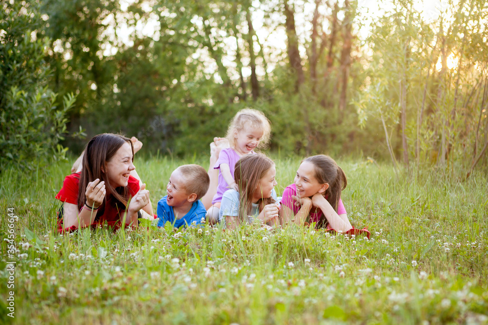 Fototapeta premium Young people having fun.