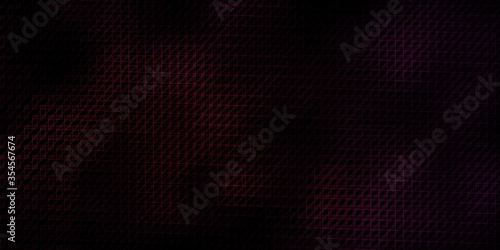 Dark Purple vector backdrop with lines. Gradient abstract design in simple style with sharp lines. Template for your UI design.