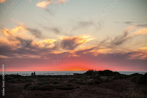 Sunset in Porto Conte National Park, Sardegna. 