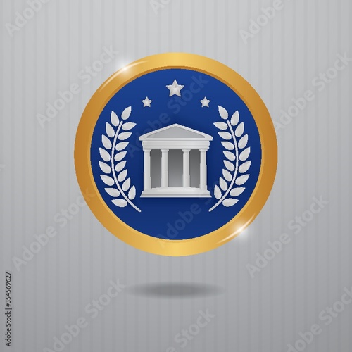 USA supreme court emblem