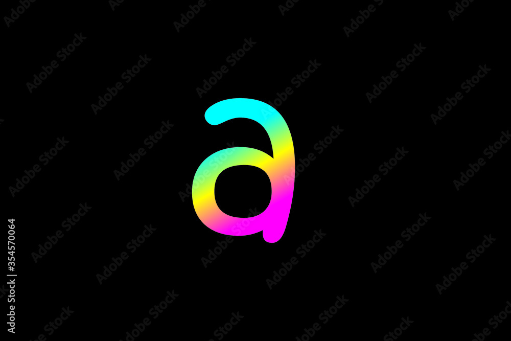 Lowercase letter a vector image Lowercase letter a vector image