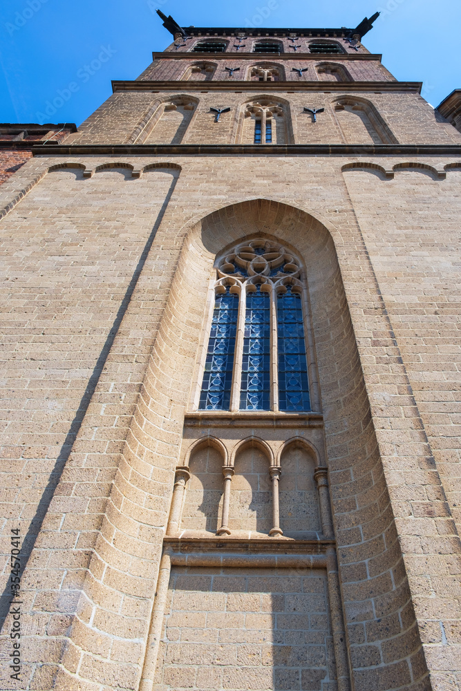 Fassade der Stevenskerk in Nijmegen/Niederlande