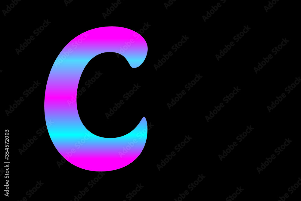 custom made wallpaper toronto digitalLowercase letter c vector image