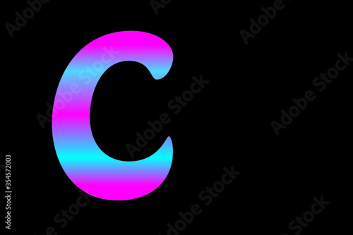 Wallpaper Mural Lowercase letter c vector image Torontodigital.ca