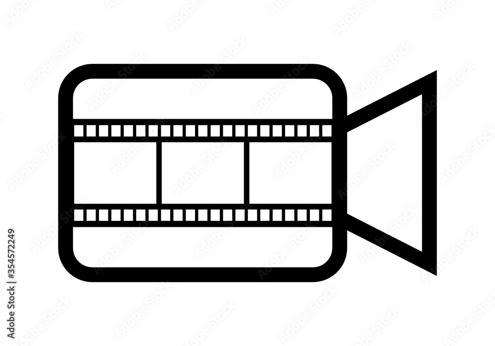 Fototapeta premium kamera ikona