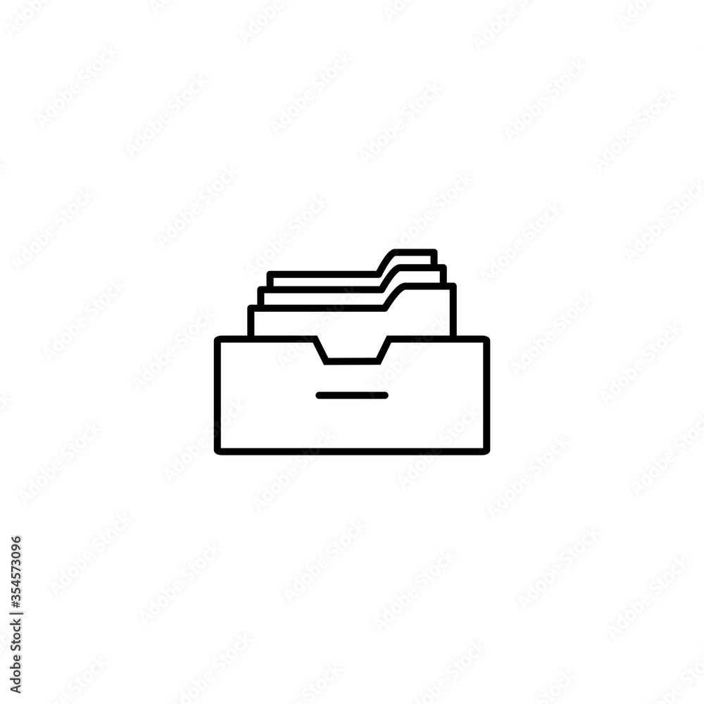 File Cabinet Icon Vector Design Template File Cabinet Icon Vector Design Template