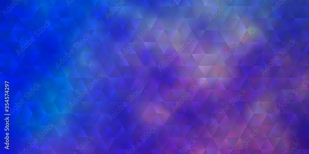 Light Blue, Red vector pattern with polygonal style. Light Blue, Red vector pattern with polygonal style.
