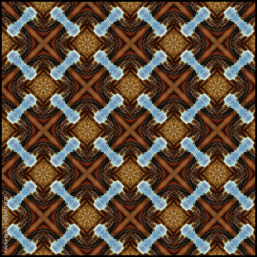 Naklejka premium thai art pattern