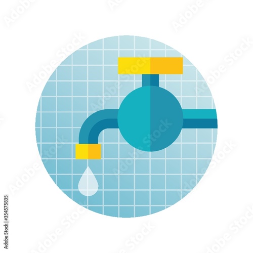 Tap with water drop