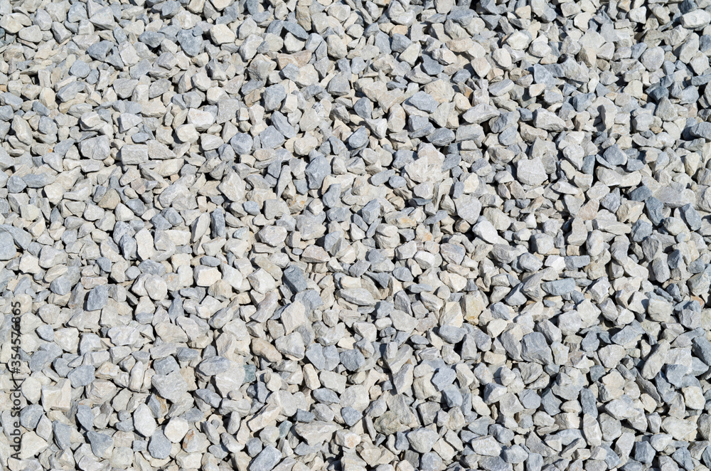 Gray and white gravel closeup Gray and white gravel closeup