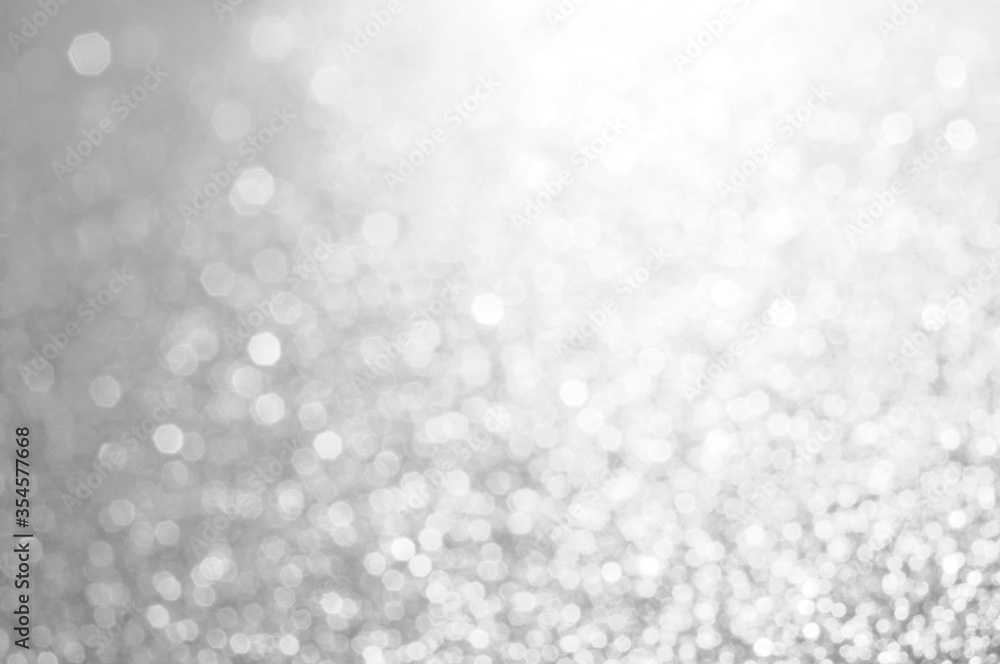 white bokeh abstract background