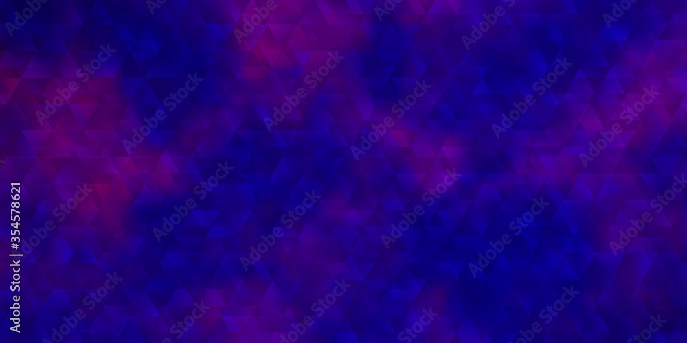 Light Purple vector layout with lines, triangles. Light Purple vector layout with lines, triangles.