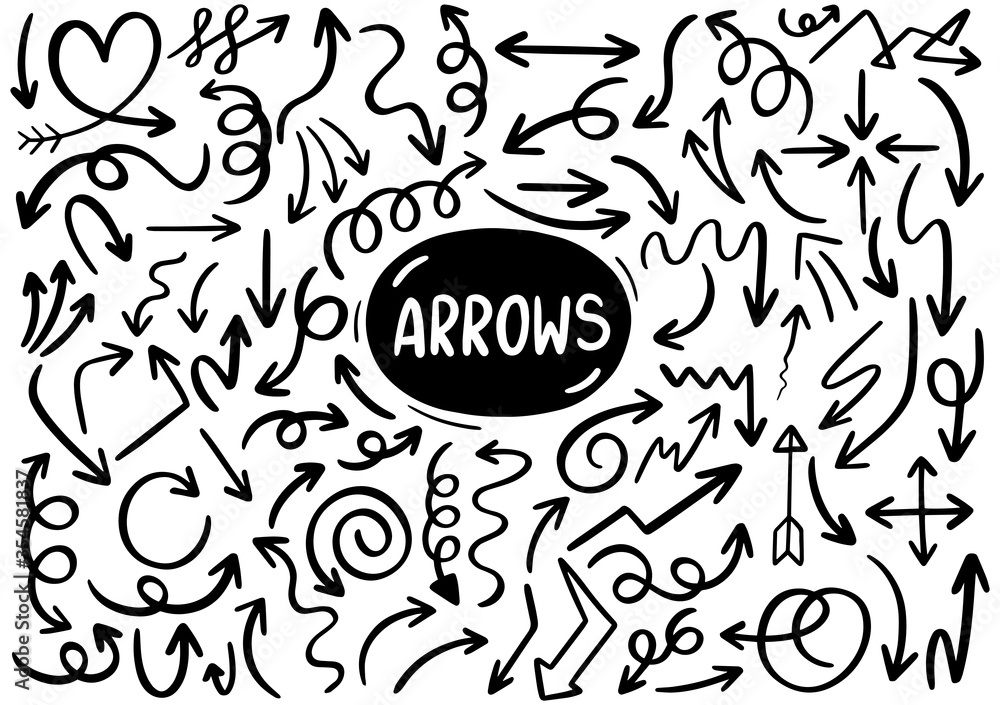 0067 hand drawn arrows