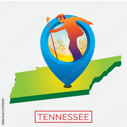 Map of tennessee state