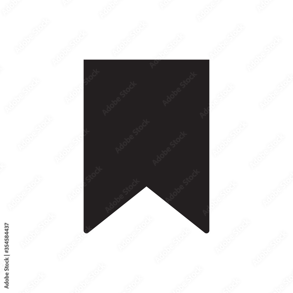 Bookmark vector icon, simple sign for web site and mobile app. Bookmark vector icon, simple sign for web site and mobile app.