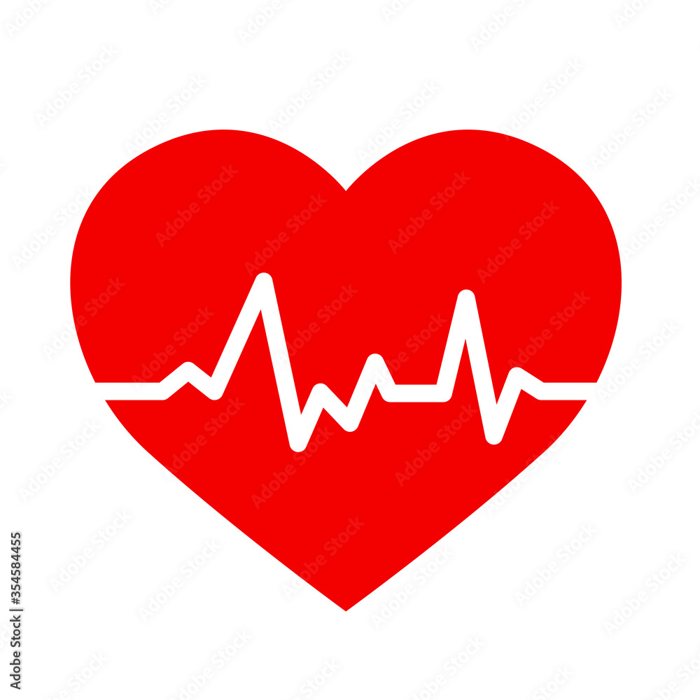 Red Heartbeat icon in trendy flat style isolated on white background. Heartbeat symbol for your web site design, logo, app, UI. Vector illustration, EPS10
Red Heartbeat icon in trendy flat style isolated on white background. Heartbeat symbol for your web site design, logo, app, UI. Vector illustration, EPS10
