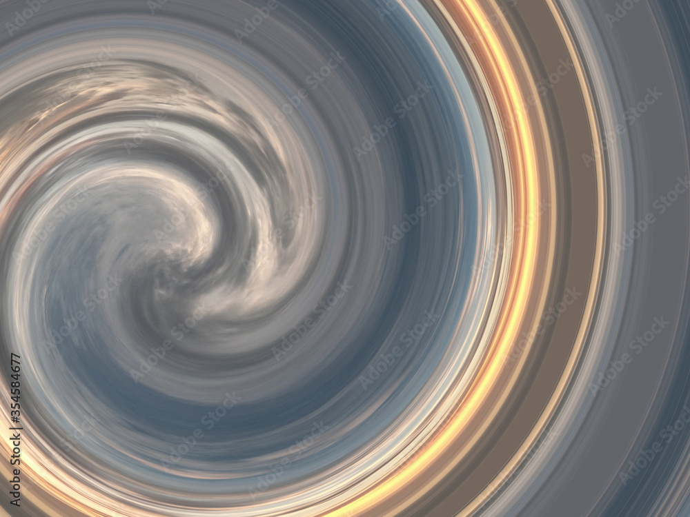 Obraz premium Funnel abstract pattern. Swirl, spiral, multi-colored pattern as a background.
