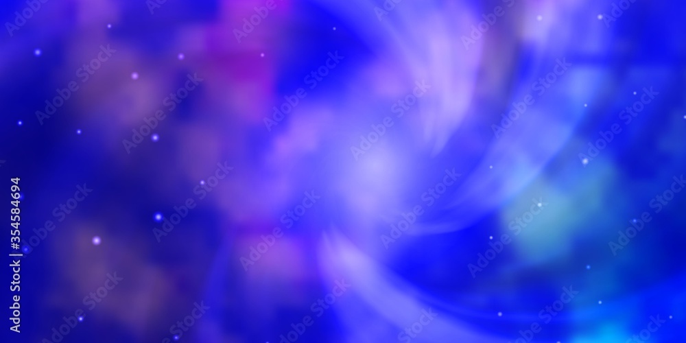Light Purple vector pattern with abstract stars. Shining colorful illustration with small and big stars. Design for your business promotion. Light Purple vector pattern with abstract stars. Shining colorful illustration with small and big stars. Design for your business promotion.