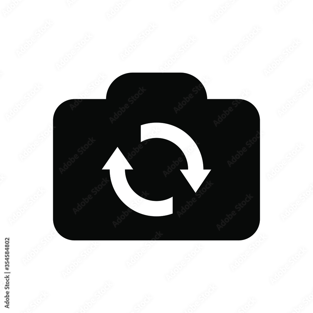 Recycling camera icon in trendy flat style isolated on white background. Recycling camera symbol for your web site design, logo, app, UI. Vector illustration, EPS10
Recycling camera icon in trendy flat style isolated on white background. Recycling camera symbol for your web site design, logo, app, UI. Vector illustration, EPS10