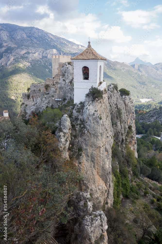 views of the town of guadalest