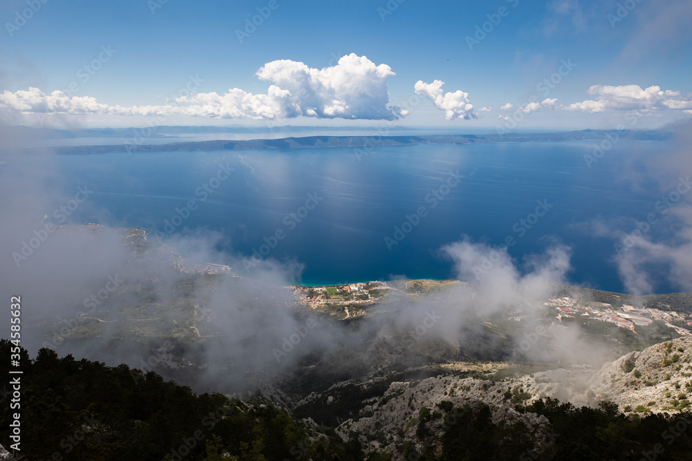 Beautiful landscape in the spring, Dalmatia, Croatia Beautiful landscape in the spring, Dalmatia, Croatia