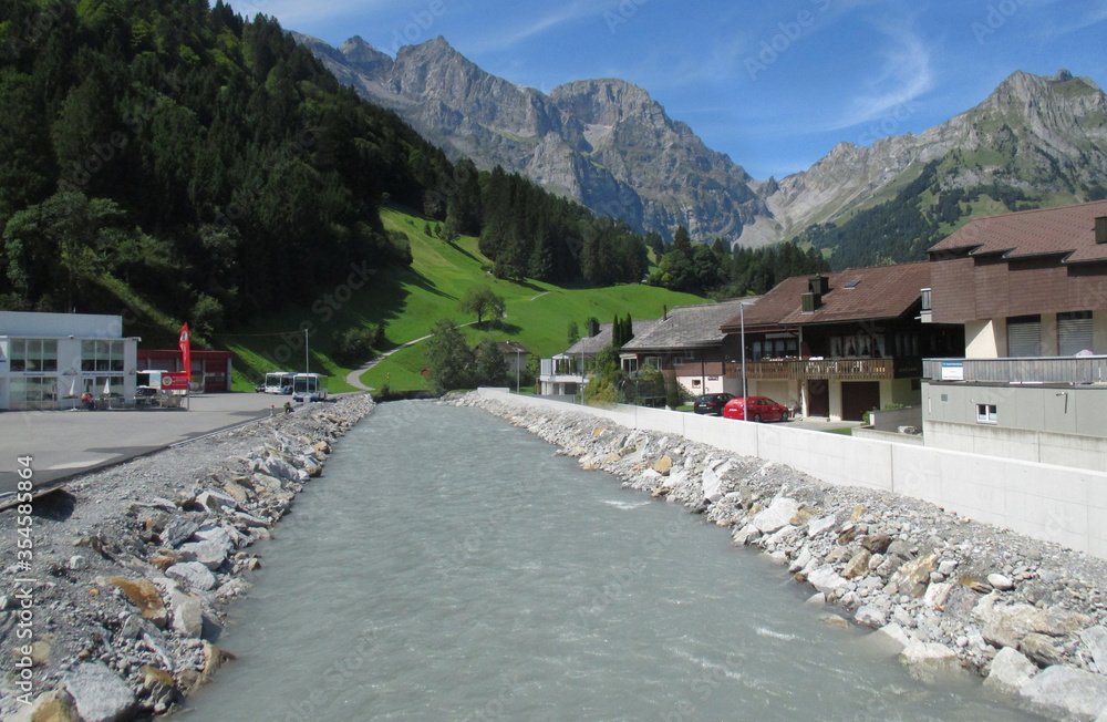 Aa River, Engelberg, Switzerland