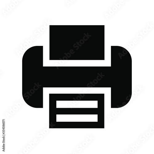 Printer scanner icon in trendy flat style isolated on white background. Printer scanner symbol for your web site design, logo, app, UI. Vector illustration, EPS10