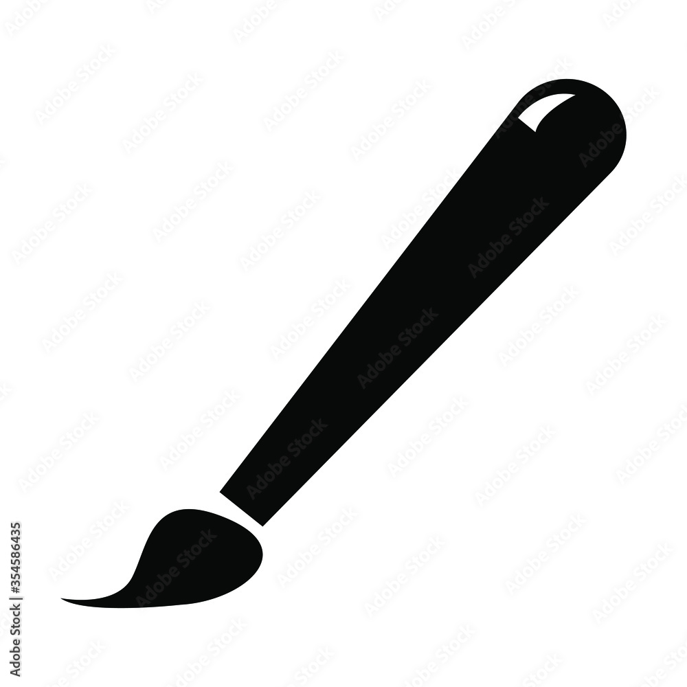 Brush Icon in trendy flat style isolated on grey background. Paint symbol for your web site design, logo, app, UI. Vector illustration, EPS10. Brush Icon in trendy flat style isolated on grey background. Paint symbol for your web site design, logo, app, UI. Vector illustration, EPS10.