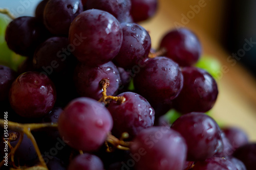 grapes, berries, fruits, macro photos, виноград, ягоды