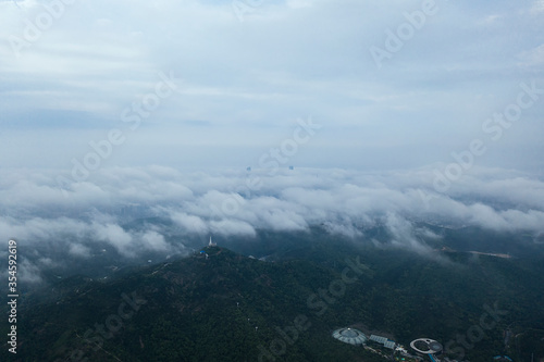 UAV aerial photo of Dalian City, taken in Dalian, Liaoning Province, China photo