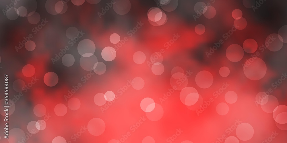Dark Red vector background with spots. Modern abstract illustration with colorful circle shapes. New template for a brand book. Dark Red vector background with spots. Modern abstract illustration with colorful circle shapes. New template for a brand book.