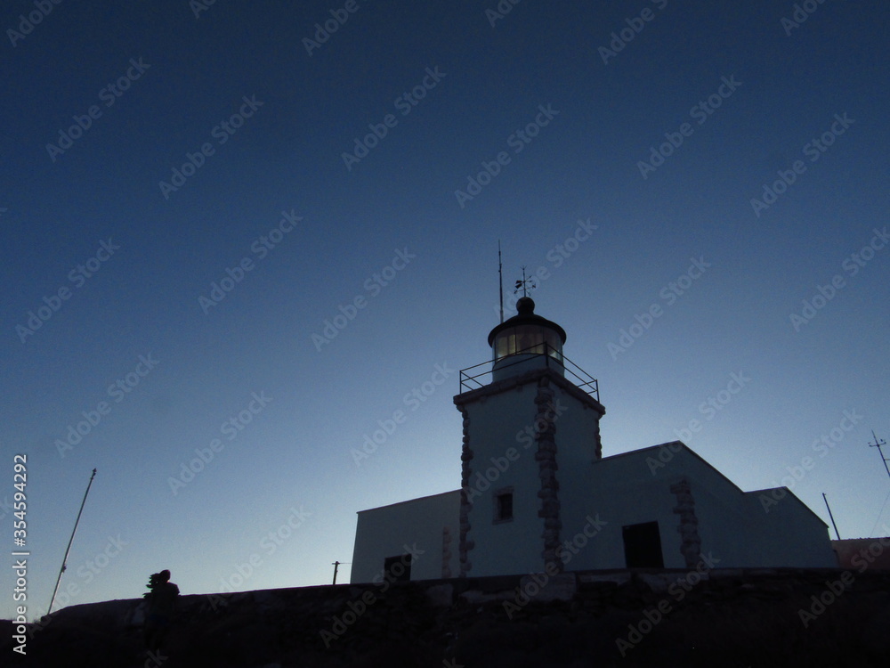 The lighthouse next to Lavrio, Attica, Greece