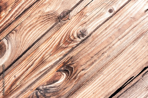 Wooden background made from diagonal boards