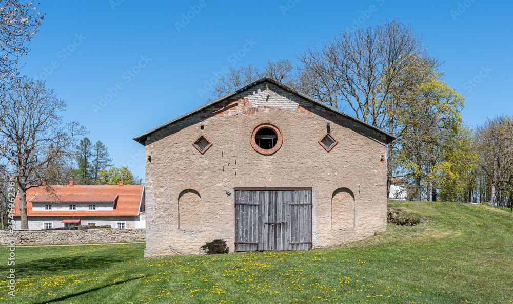 old mansion style building in estonia