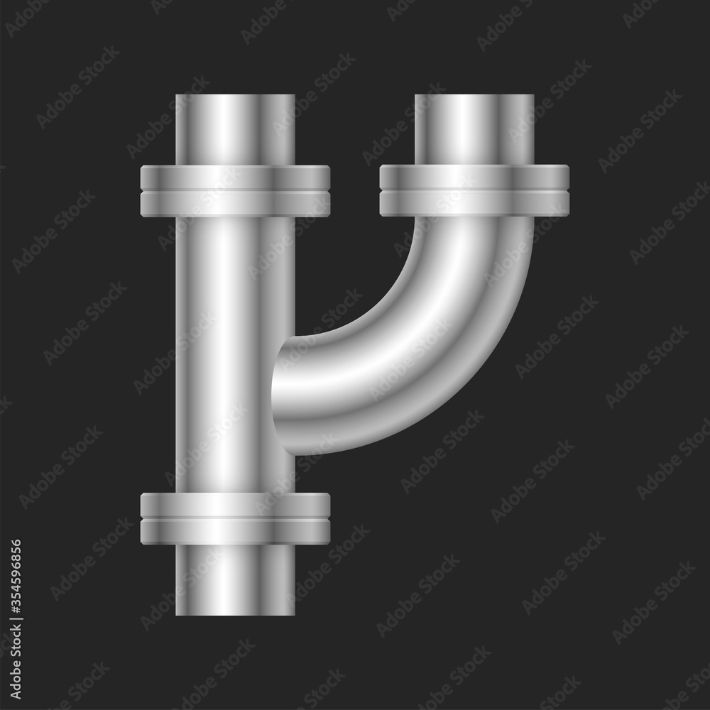 Pipe vector. Made from steel or metal connection by flange fitting fixing by screw and bolt. Part for pipeline construction to transportation oil and gas in industry, water in plumbing and irrigation. Pipe vector. Made from steel or metal connection by flange fitting fixing by screw and bolt. Part for pipeline construction to transportation oil and gas in industry, water in plumbing and irrigation.