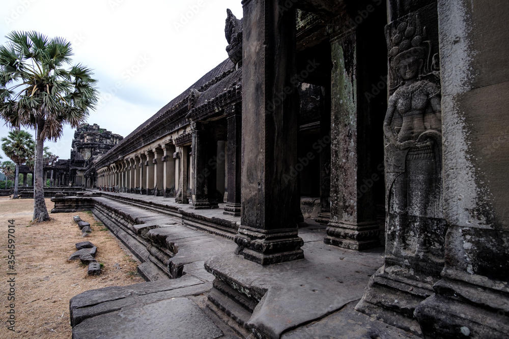 Angkor Wat with no Tourism during corona