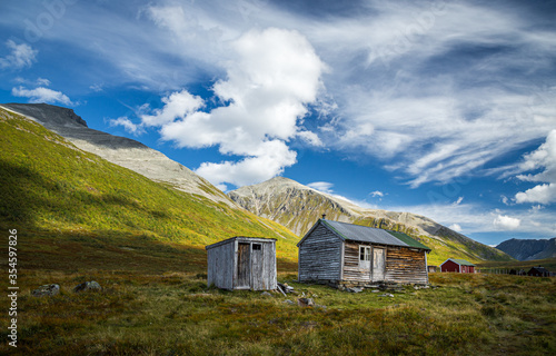 Beautiful late summer in the mountains, Isfjorden and Kavliheian valley.